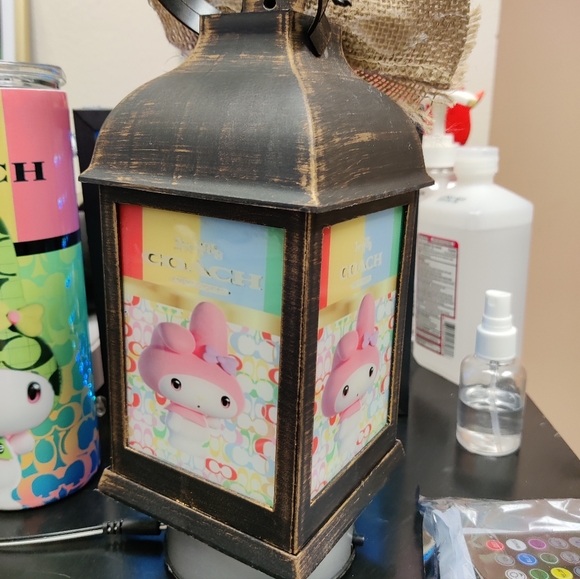 Rustic My Melody coach lantern - Picture 4 of 6